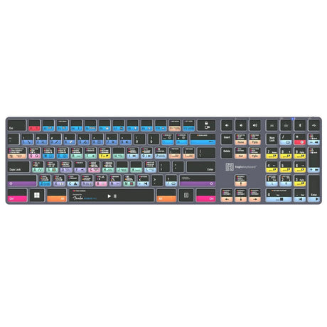 Logickeyboard TITAN Fender Studio Pro Wireless Keyboard for Windows