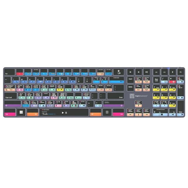 Logickeyboard TITAN Fender Studio Pro Wireless Keyboard for Windows
