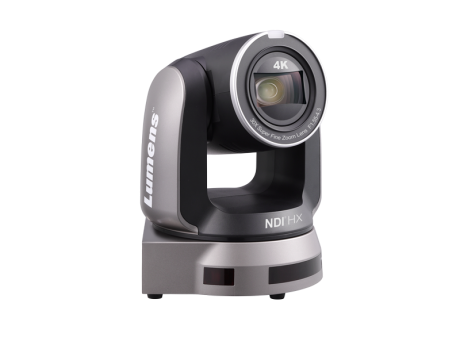 Lumens VC-A71PNB 4K NDI HX PTZ Camera Black with 30x optical zoom HDMI Ethernet PoE IP streaming for live production