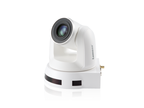 Lumens VC-TA50W white 20x zoom HD PTZ camera with AI face recognition auto tracking PoE Plus HDMI 3G-SDI Ethernet and 1080p60 output