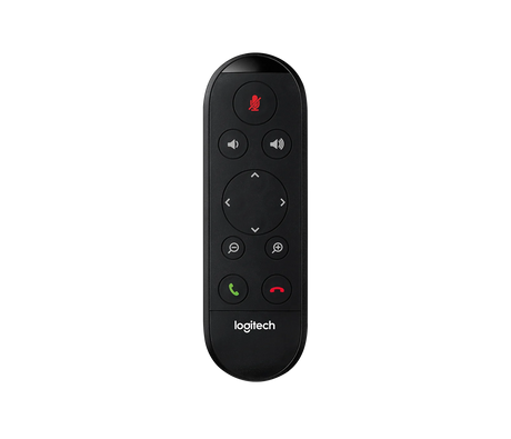 Logitech ConferenceCam Connect silver portable video conferencing camera with Bluetooth speakerphone 90 degree field of view USB cable and remote