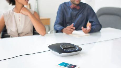 Logitech GROUP HD video conferencing system with 1080p camera 10x zoom speakerphone remote powered hub cables and wall table mount