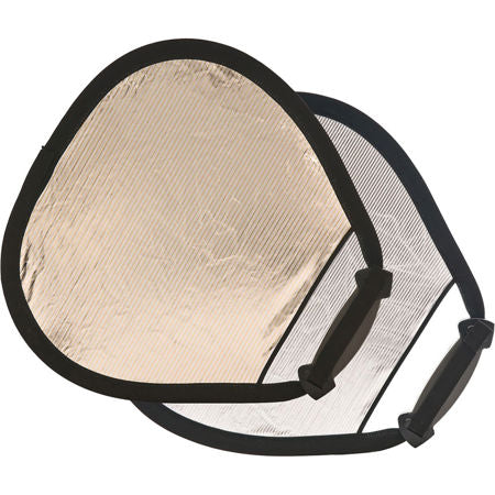 Lastolite LL LR3528 TriGrip Mini 18 Inch Reflector, Sunlite/Soft Silver