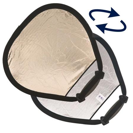 Lastolite LL LR3528 TriGrip Mini 18 Inch Reflector, Sunlite/Soft Silver