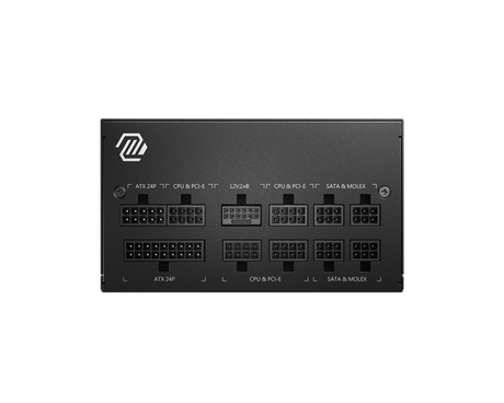 MSI - MSI MAG A750GL PCIE5 II 750W 80+ Gold Fully Modular ATX 3.1 PSU - MAGA750GLPCIE5II