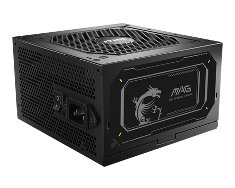 MSI - MSI MAG A750GL PCIE5 II 750W 80+ Gold Fully Modular ATX 3.1 PSU - MAGA750GLPCIE5II
