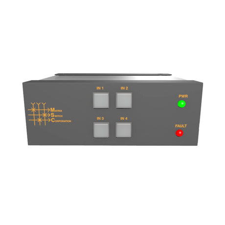 Matrix Switch MSC-UTX41L 4 Input/1 Output 12G-SDI Video Router with Button Panel