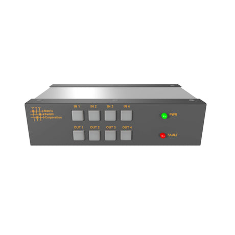 Matrix Switch MSC-UTX44L 4 Input/4 Output 12G-SDI Video Router with Button Panel