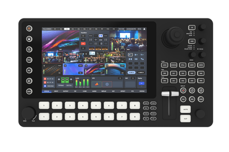 Sprolink MC-NDI 8-channel NDI video switcher front view on white background