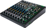 Mackie ProFX10v3 10-channel effects mixer with USB, 4 Onyx mic preamps, 24 built-in FX, 2 compressors, and 24-bit/192kHz recording