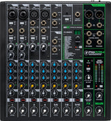 Mackie ProFX10v3 10-channel effects mixer with USB, 4 Onyx mic preamps, 24 built-in FX, 2 compressors, and 24-bit/192kHz recording