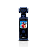 Minolta MN4KP1 Waterproof 4K Ultra HD Pocket Camcorder with WiFi Blue 16MP photos underwater case and action mounts
