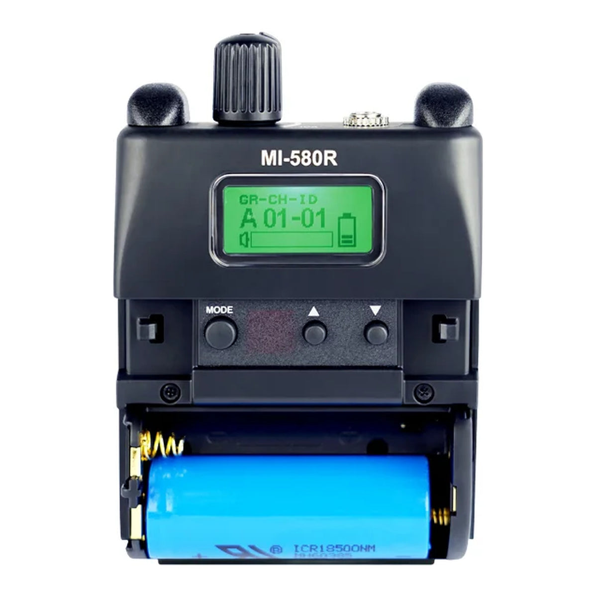 MIPRO MI-580R 5 GHz Digital Stereo IEM Bodypack Receiver with USB-C Charging