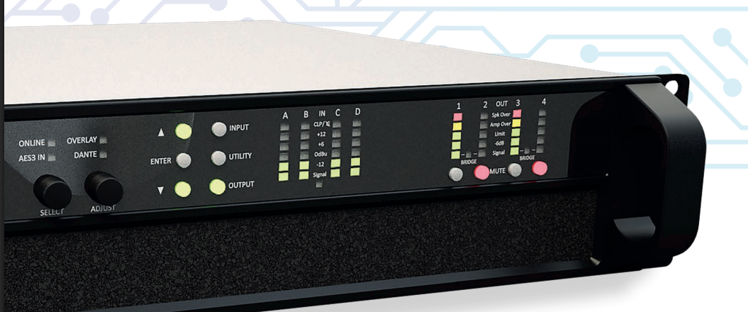 Martin Audio iKON iK42 4-channel Class D power amplifier with front panel controls and display