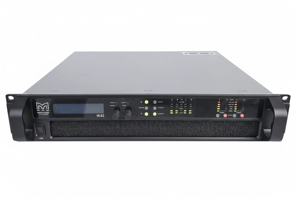 Martin Audio iKON iK42 4-channel Class D power amplifier with front panel controls and display