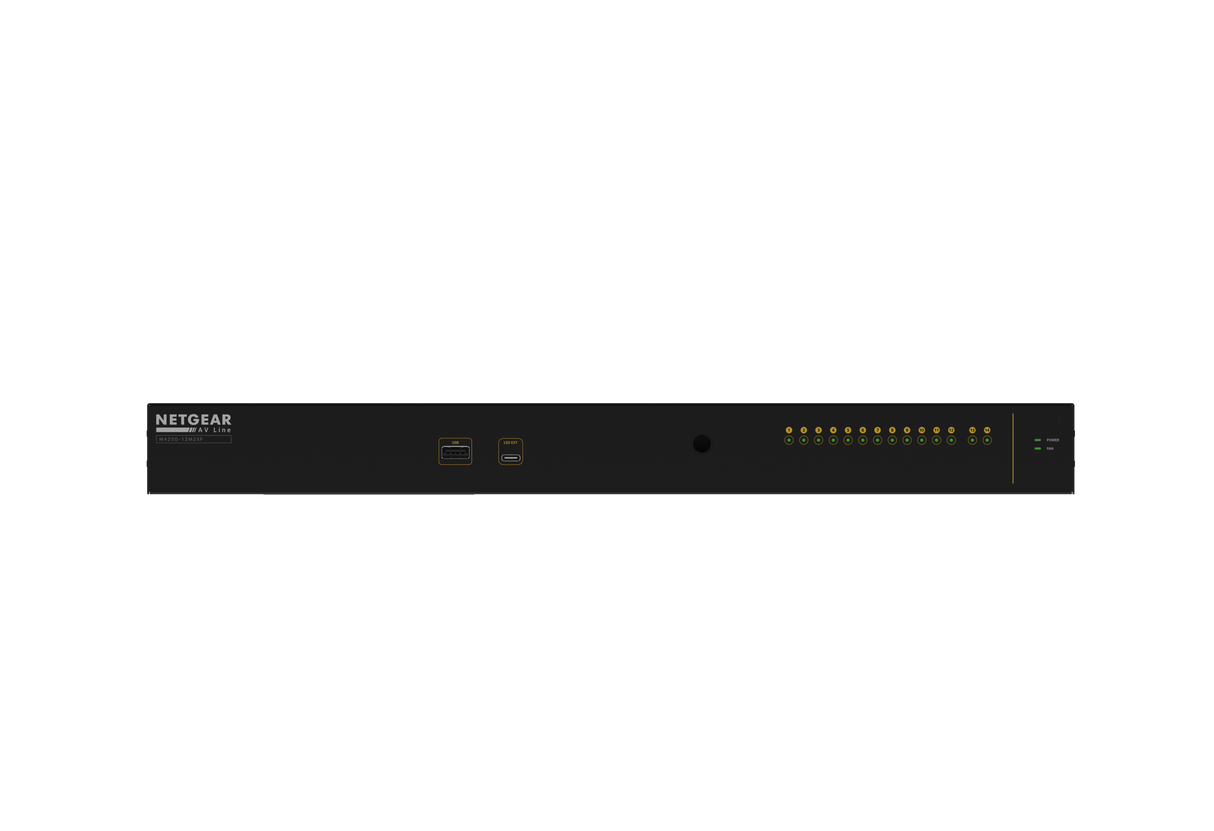 NETGEAR AV Line M4250-12M2XF (MSM4214X) 12x2.5G and 2xSFP+ Managed Switch (TAA Compliant)