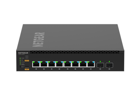 NETGEAR M4350-8M2V (MSM4310) 8x2.5G PoE++ (119W base, up to 551W) and 2x25G SFP28 Fully Managed Switch TAA Compliant