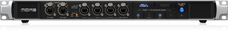 Midas HUB4 PRO 96kHz Monitor System Hub, 4 PoE Ports, AES50 In/Through, 16 Analogue Outputs