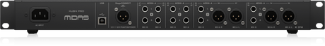 Midas HUB4 PRO 96kHz Monitor System Hub, 4 PoE Ports, AES50 In/Through, 16 Analogue Outputs