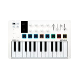 Arturia MiniLab 3 25-Note Compact MIDI Keyboard and Pad Controller, White