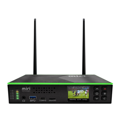Miri V410 4K Live Encoder/Decoder with NDI, SRT and Wi-Fi 7