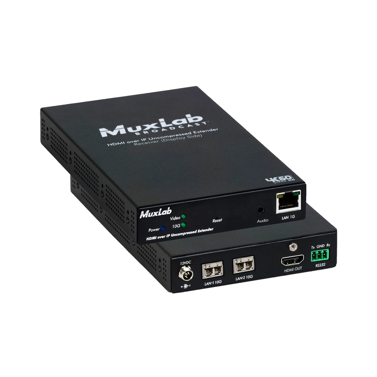 MuxLab 500774-RX-MM HDMI 2.0/ST2110 Over IP Uncompressed Gateway Converter Receiver, MM