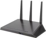 Netgear R7000-100PAS Dual Band Gigabit IEEE 802.11ac Desktop Wireless Router with 4 Ethernet ports and 3 antennas