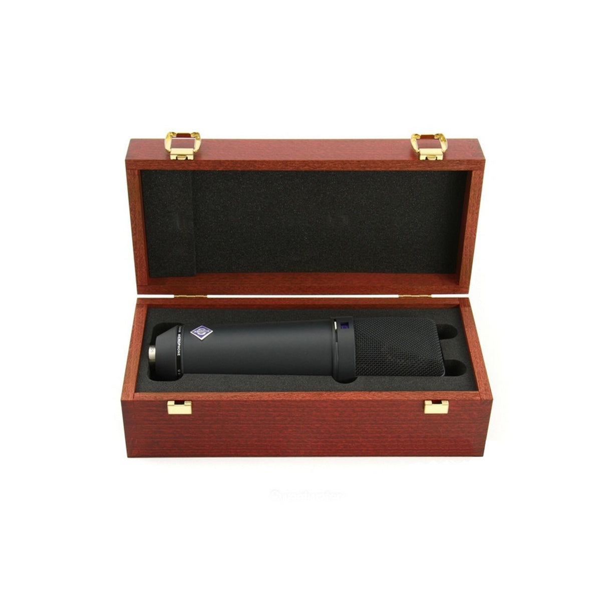 Neumann U 87 AI MT | Multi-Pattern Mic with K67 Capsule, Omni, Cardioid, and Figure 8 Patterns, Pad and Filter in Woodbox Matte Black