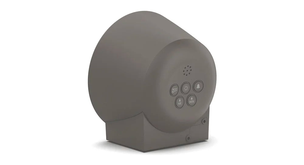 Nonstop Station O USB-C Hotel Alarm Clock, Grey Fabric