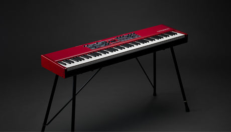 Nord Piano 5 88 Note Triple Sensor Stage Keyboard in signature red finish with triple sensor weighted action
