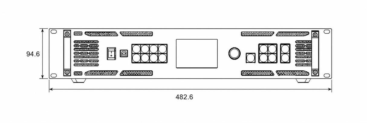 NovaStar VX16s All-In-One 4K LED Video Processor/Display Controller with 4Kx2K 60Hz processing 10.4 million pixel capacity and 3 layers