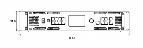 NovaStar VX16s All-In-One 4K LED Video Processor/Display Controller with 4Kx2K 60Hz processing 10.4 million pixel capacity and 3 layers