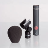 Neumann SKM 184 MT Stereo Set includes Two Each: KM184, SG21BK, WNS100 in One Woodbox Matte Black
