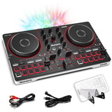 Numark Party Mix III Bluetooth DJ Controller with Built-In Light Show