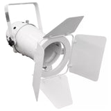 Odyssey LSPAR30BDW white aluminum barn door for PAR 30 Odyssey light fixtures with adjustable folding frame, 6.25 x 5.75 x 0.75 inch folded size, and 0.75 lb weight