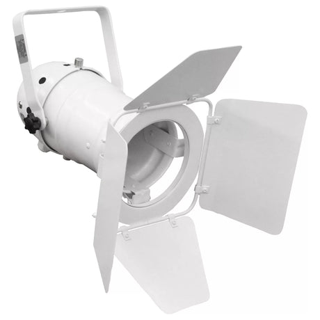 Odyssey LSPAR30BDW white aluminum barn door for PAR 30 Odyssey light fixtures with adjustable folding frame, 6.25 x 5.75 x 0.75 inch folded size, and 0.75 lb weight