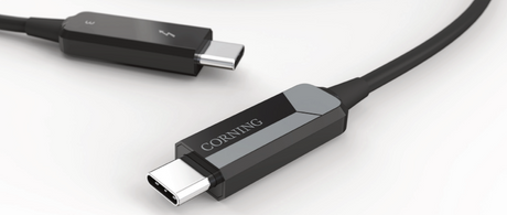 Corning 25 Meter Thunderbolt 3 USB-C Optical Cable for extended high-speed connections