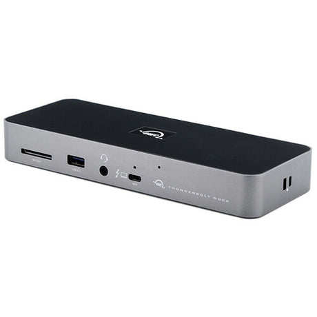 OWC 11-Port Thunderbolt Dock with 96W power delivery Thunderbolt 4 USB-A SD card reader Gigabit Ethernet and 8K display support