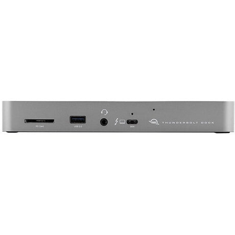 OWC 11-Port Thunderbolt Dock with 96W power delivery Thunderbolt 4 USB-A SD card reader Gigabit Ethernet and 8K display support