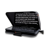 Hero view of Padcaster Parrot Pro teleprompter kit for video production and broadcasting