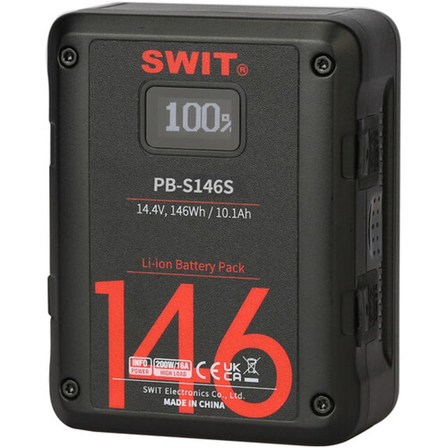 SWIT PB-S146S 146Wh 200W V-Mount Battery with OLED Display