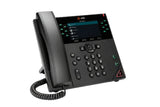 Poly VVX 450 12-line business IP desk phone with 4.3-inch color display gigabit Ethernet PoE and Poly HD Voice