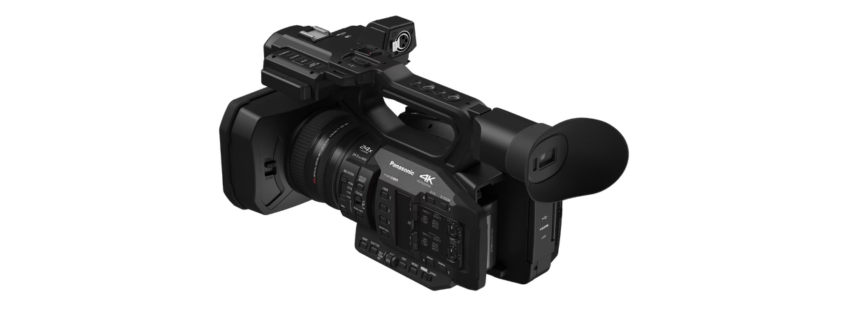 Panasonic HC-X2 4K camcorder with 24.5mm wide-angle lens 20x optical zoom 13-stop V-Log WiFi Ethernet and 5-Axis OIS
