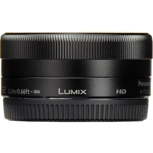Panasonic LUMIX H-FS12032K 12-32/3.5-5.6 ASPH G Lens with MEGA OIS and retractable pancake design