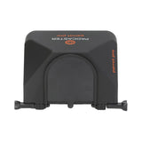 Rear view of Padcaster Parrot Pro teleprompter kit for video production and broadcasting