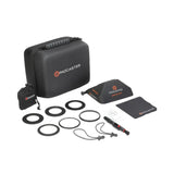 Kit view of Padcaster Parrot Pro teleprompter kit for video production and broadcasting