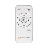 Remote control of Padcaster Parrot Pro teleprompter kit for video production and broadcasting