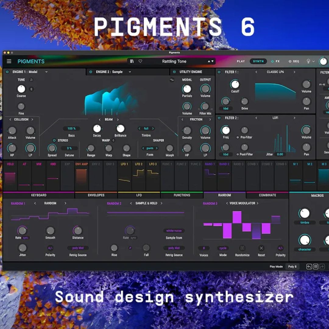 ARTURIA Pigments 6 - Sound Design Synthesizer