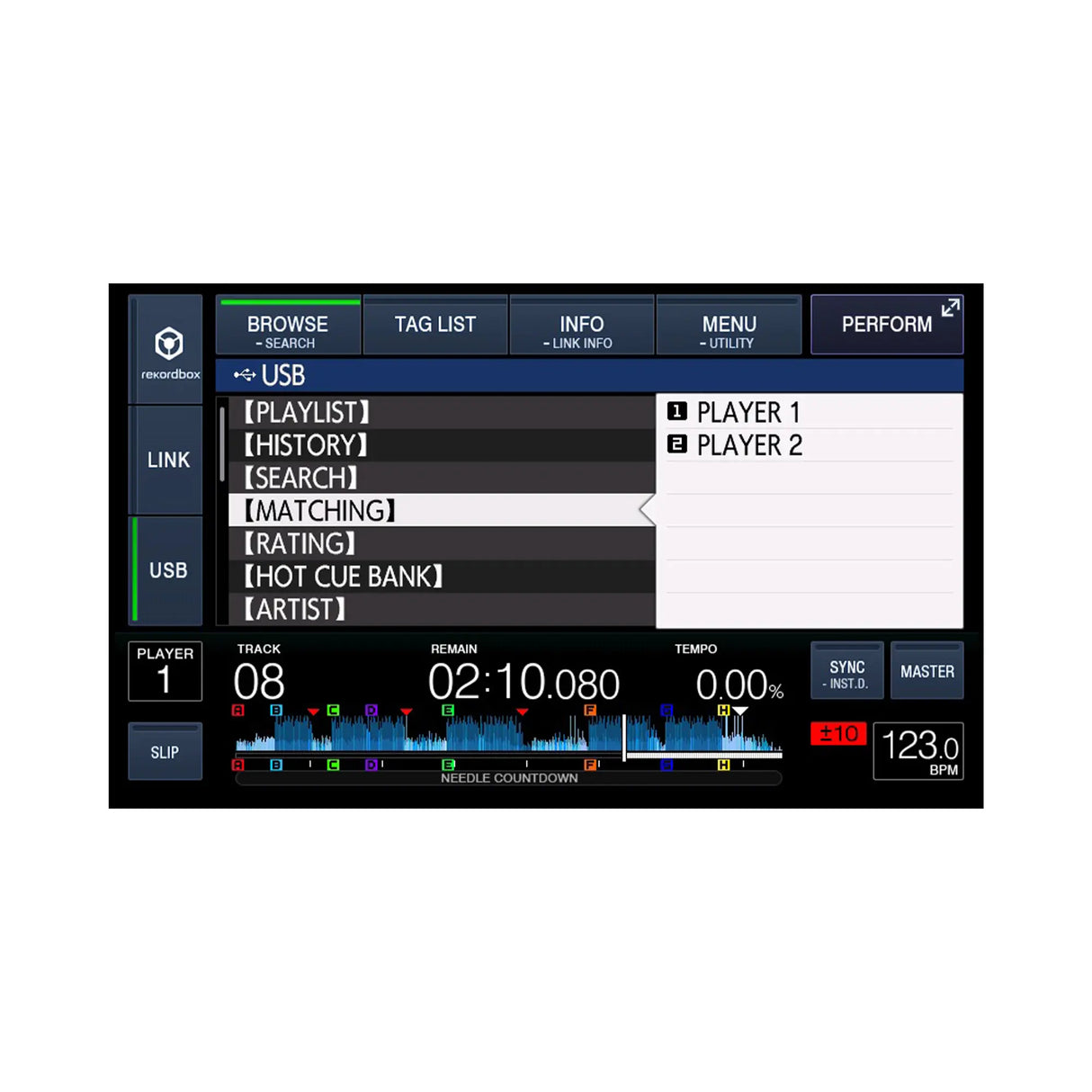 Pioneer XDJ-1000MK2 LCD Touch Screen Digital Media Player Deck