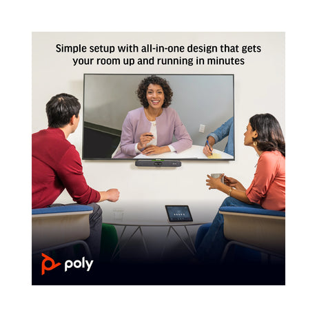 Poly Studio X30 and TC8 All-In-One 4K Video Conference Collaboration System